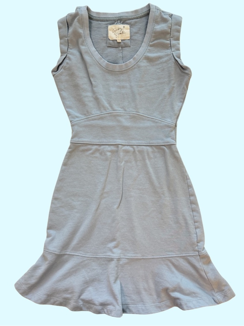 Grey State Powder Blue Sleeveless Tank Dress